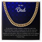 To My Dad | Cuban Link Chain