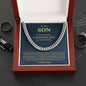 To My Son | Cuban Link Chain