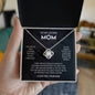 To My Loving Mom | Love Knot Necklace.